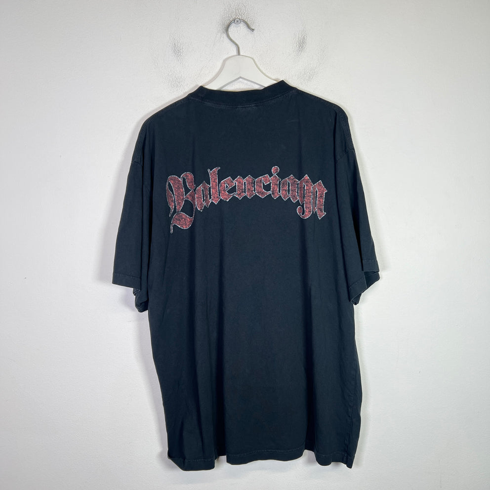 Balenciaga Spiral Crest Logo T-Shirt