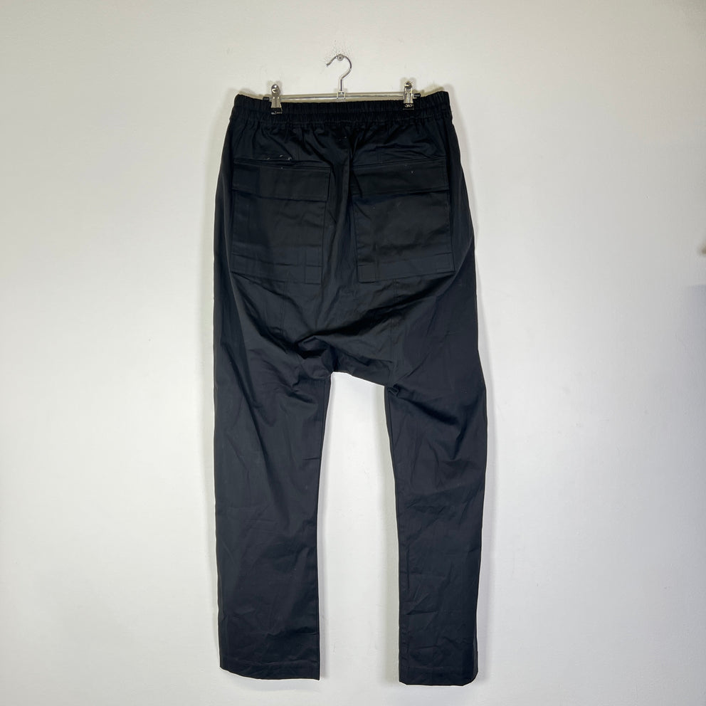 Rick Owens SS24 Lido Black Pod  Pants Size 50