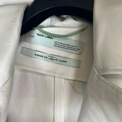 Off-White x Futura Graffiti Arrows Runway Trench Coat Size S