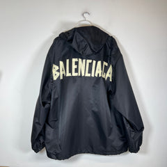Balenciaga Black Tape Logo Nylon Jacket Size L