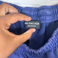 Balenciaga Blue Campaign Shorts Size M