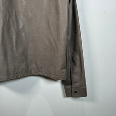 Rick Owens SS24 Lido Dust Leather Jacket Size 50