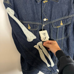 Kapital 11.5oz Denim Mexican Tuxedo Jacket Size 44
