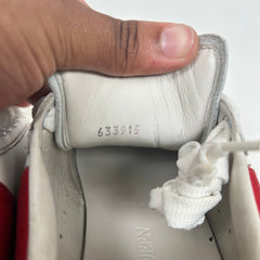 Alexander McQueen White/Red Court Trainers Size 38
