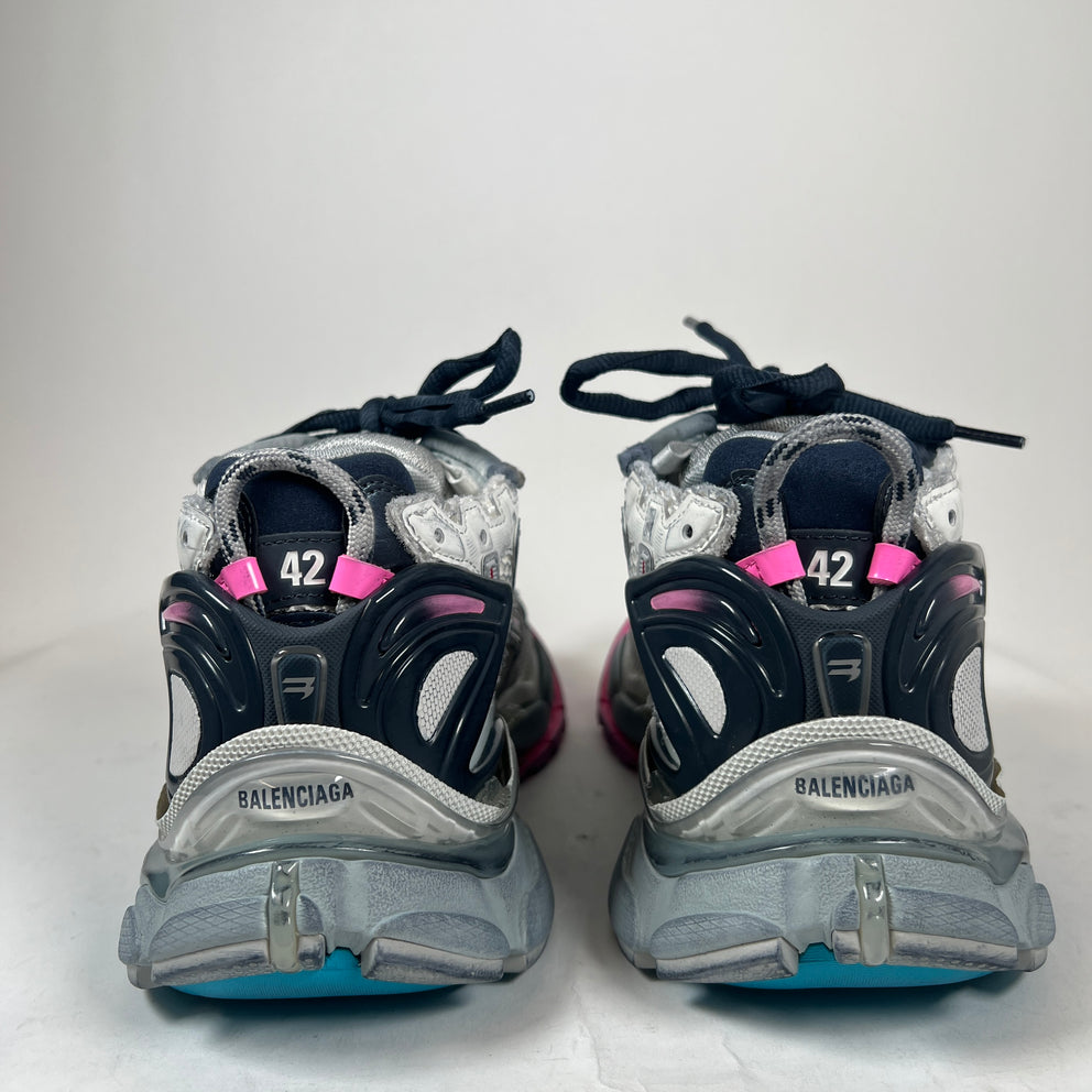 Balenciaga Grey/Pink/Blue Runners Size 42