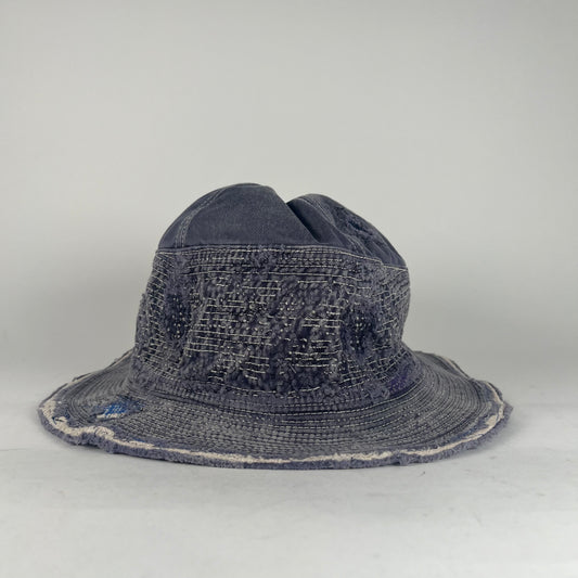 Kapital Dark Boro Jean Bucket Hat