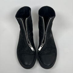 The Last Conspiracy Black Zip Boots Size 9