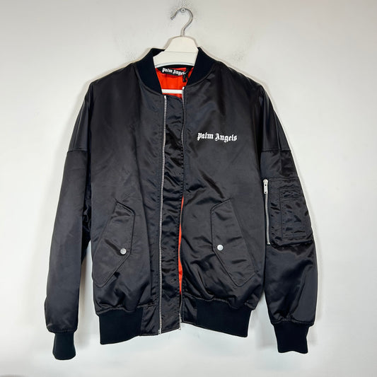 Palm Angels Black Bomber Jacket Size XS