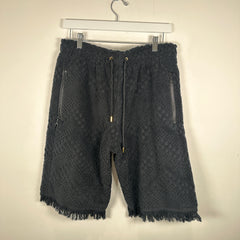 Marine Serre Gold Line Regenerated Towel Shorts Size M