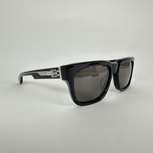 Chrome Hearts Black Box Officer Sunglasses