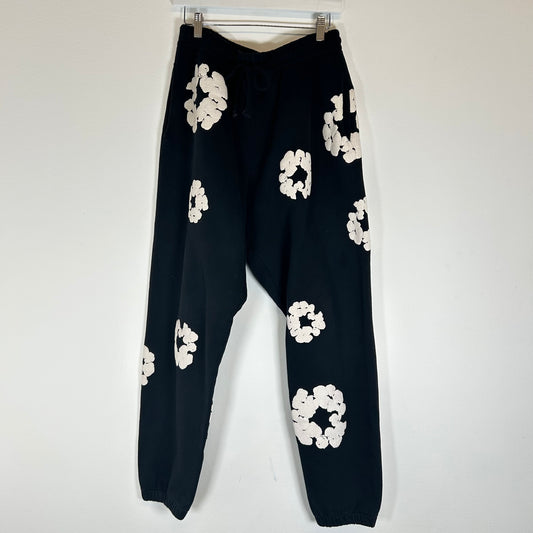 Denim Tears Black Wreath Sweatpants Size M
