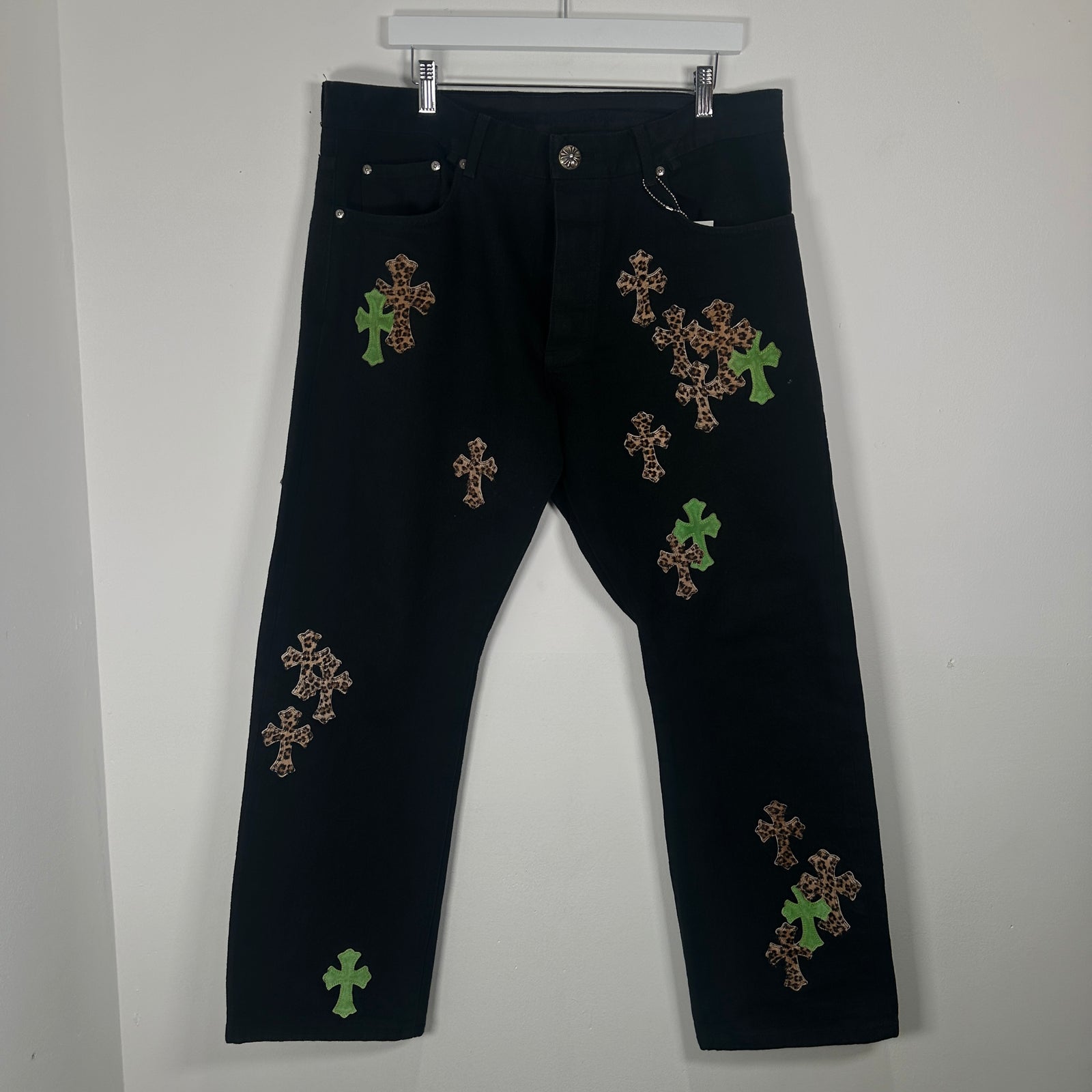 Chrome Hearts Patch Jeans Size 38