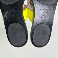 Gucci Calfskin GG Marmont Thong Sandals