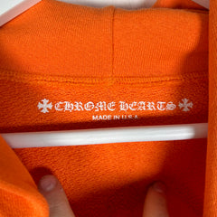 Chrome Hearts Link & Build Orange Hoodie Size XL