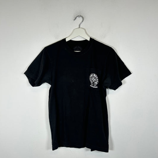 Chrome Hearts Black New York Horseshoe Logo T-Shirt Size S