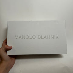 Manolo Blahnik Yellow Suede Pumps Size 38