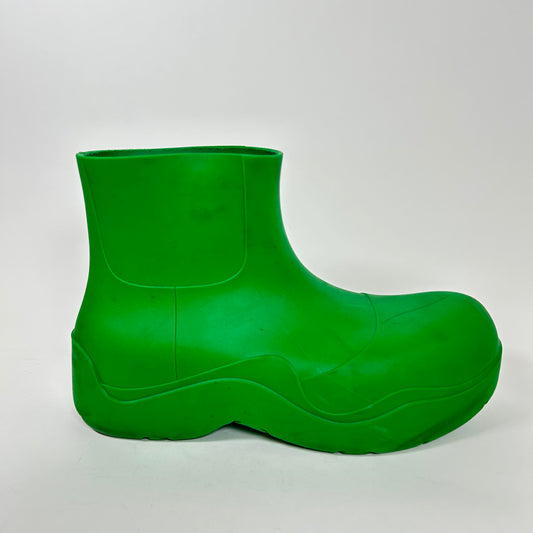 Bottega Veneta Green Puddle Boots Size 12