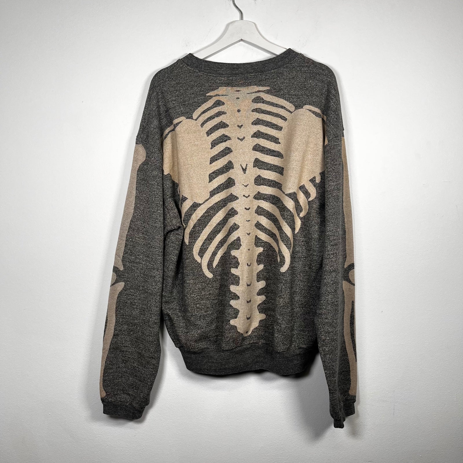 Kapital Grey Skeleton Knit Sweater Size 3