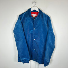 Comme Des Garcons SHIRT Blue Corduroy Quilted Jacket Size L