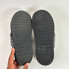 Dior Oblique Jacquard Aqua Sandals