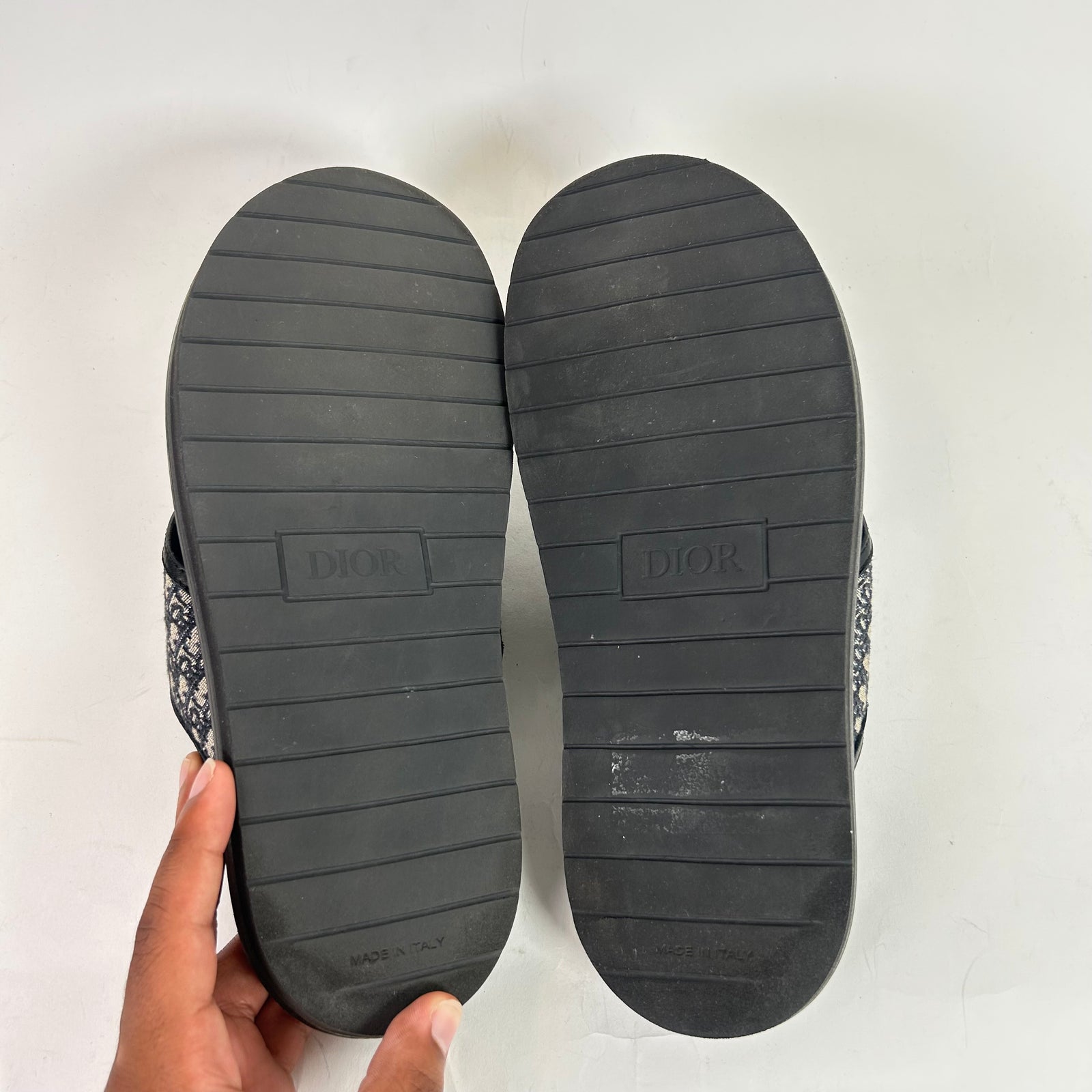 Dior Oblique Jacquard Aqua Sandals