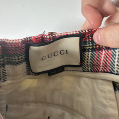 Gucci Tartan Plaid Pants Size 32