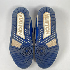 Louis Vuitton Blue/White Trainer Size LV 5.5