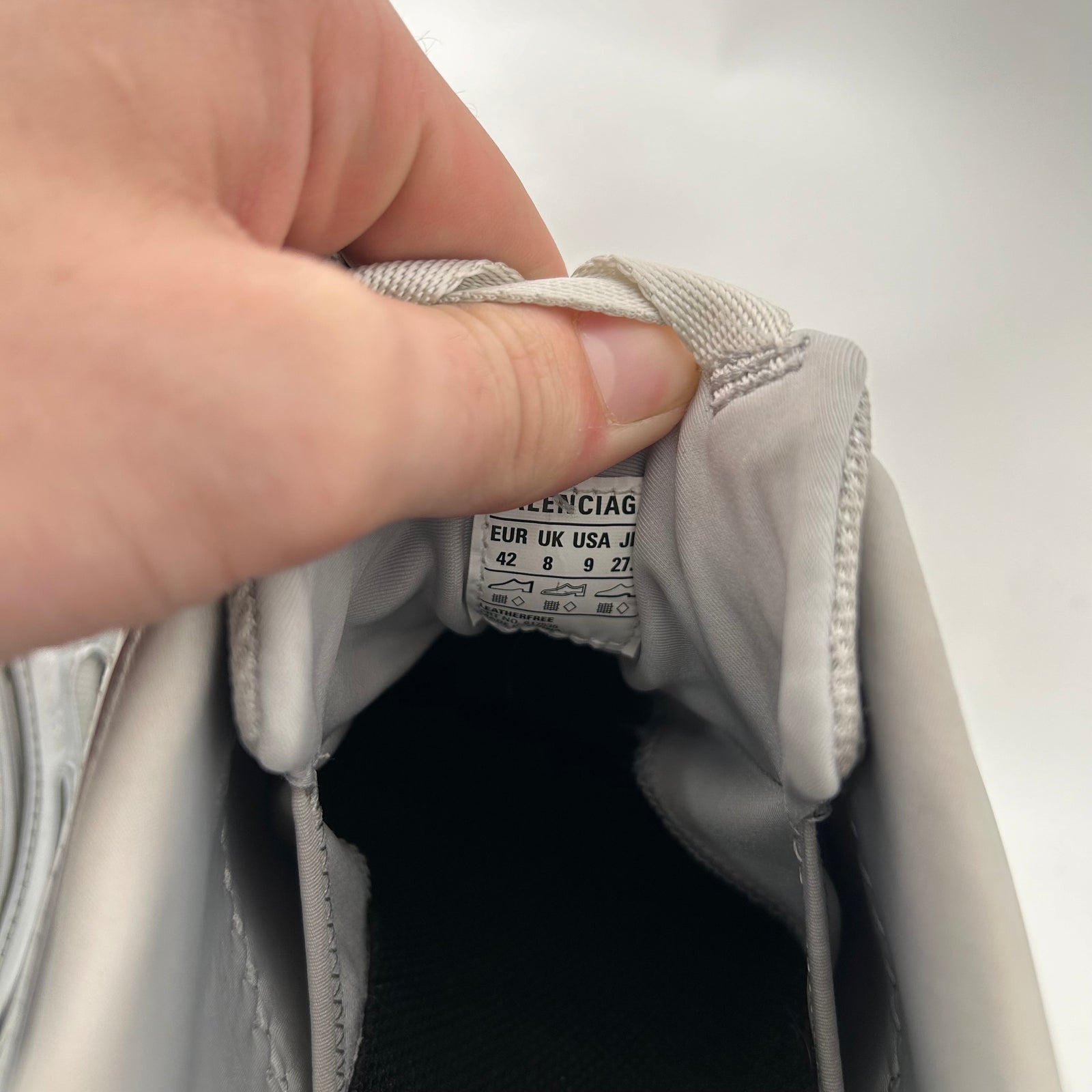Balenciaga Grey Tyrex Sneakers Size 42