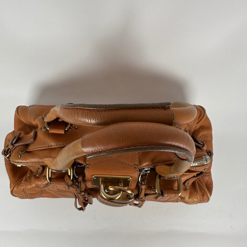 Chloe Paddington Lock Leather Handbag