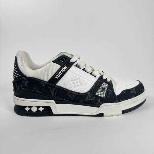 Louis Vuitton Denim Noir Trainer Size LV 7