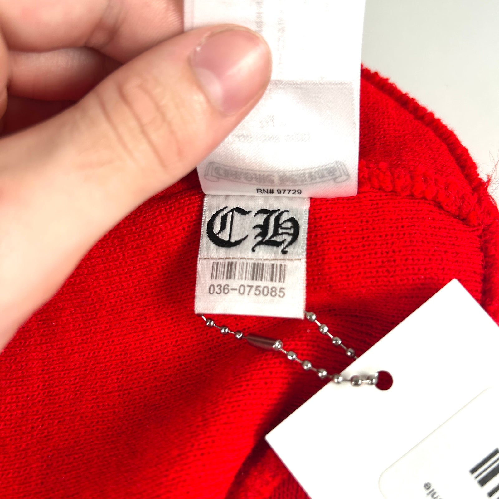 Chrome Hearts Cemetary Red Beanie