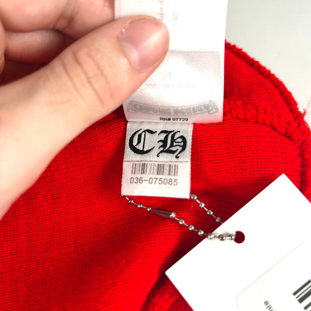 Chrome Hearts Cemetary Red Beanie