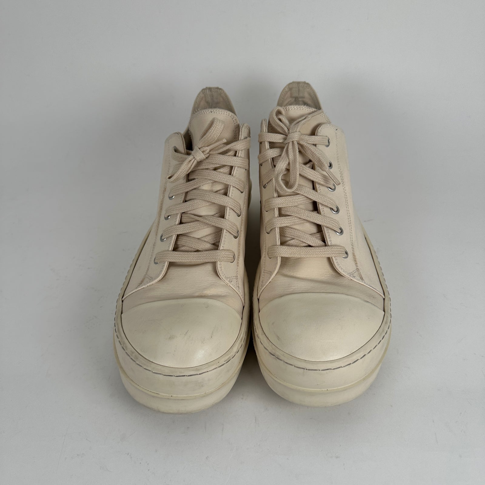 Rick Owens Milk Low Top Ramones Size 44