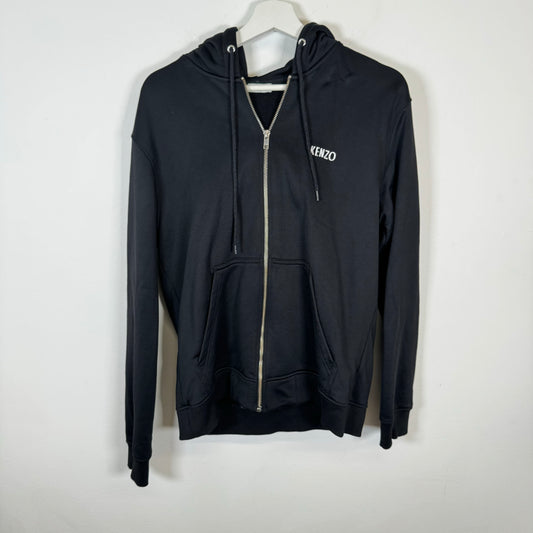 Kenzo Black Dragon Embroidered Hoodie Size M
