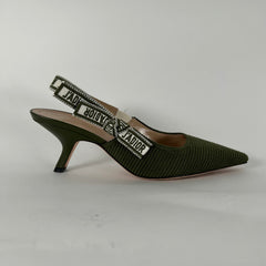 Dior J'adior Gren Slingback Pumps Size 39