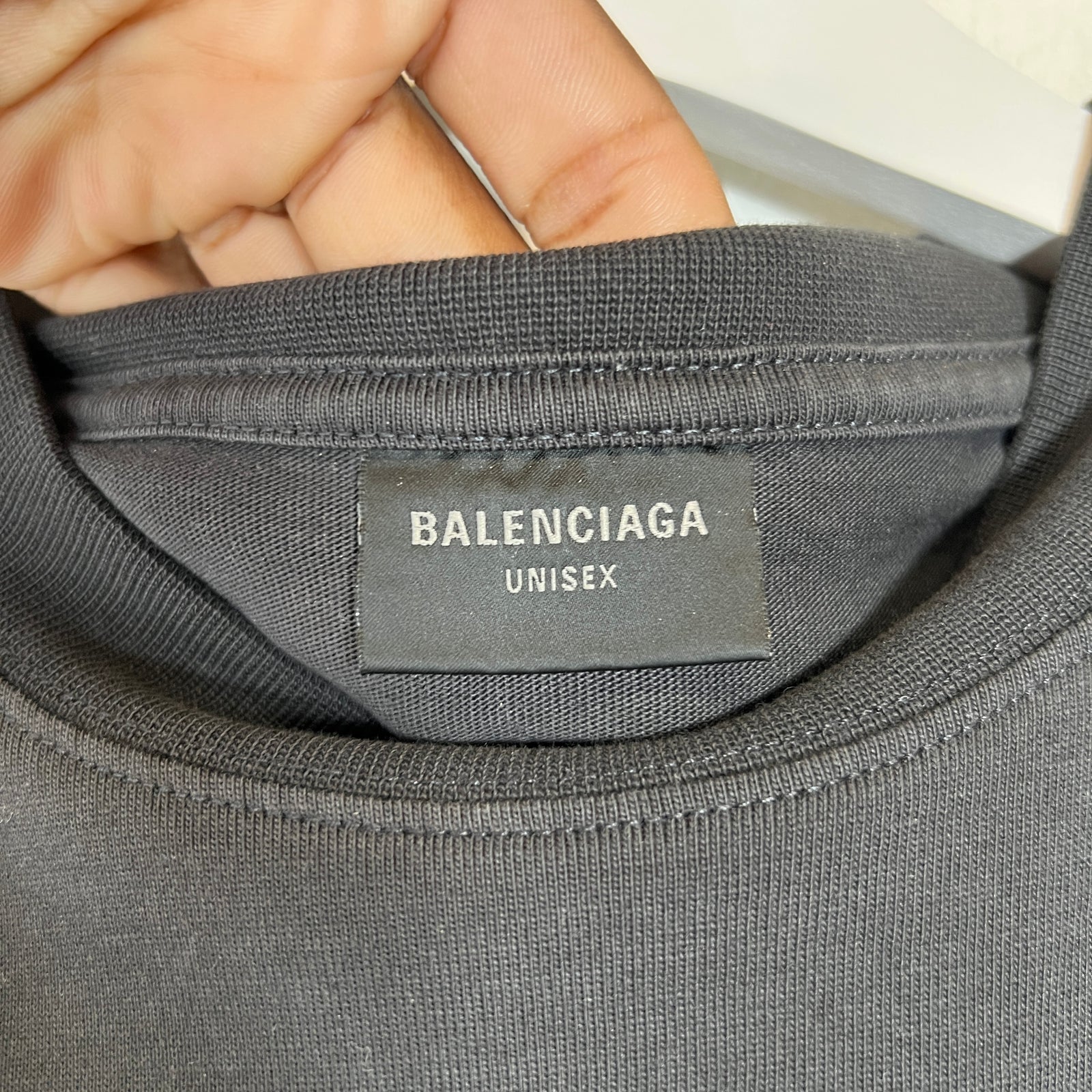 Balenciaga Grey Basketball T-shirt Size 3