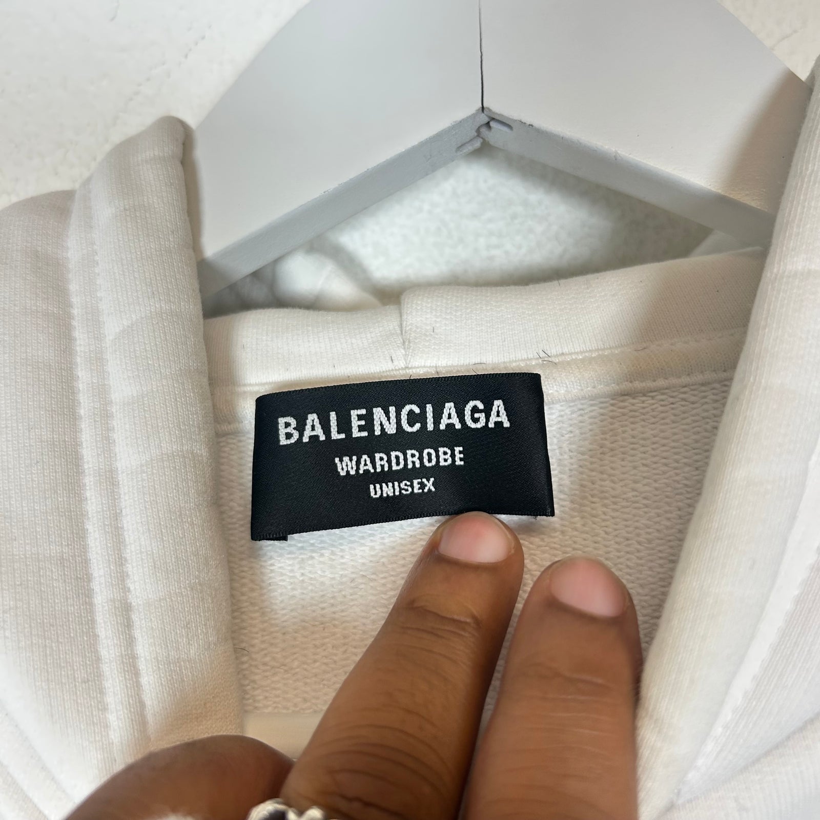 Balenciaga White Copyright Logo Size M