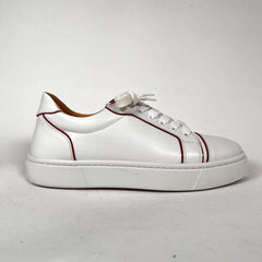 Christian Louboutin White Low Top Sneaker Size 40
