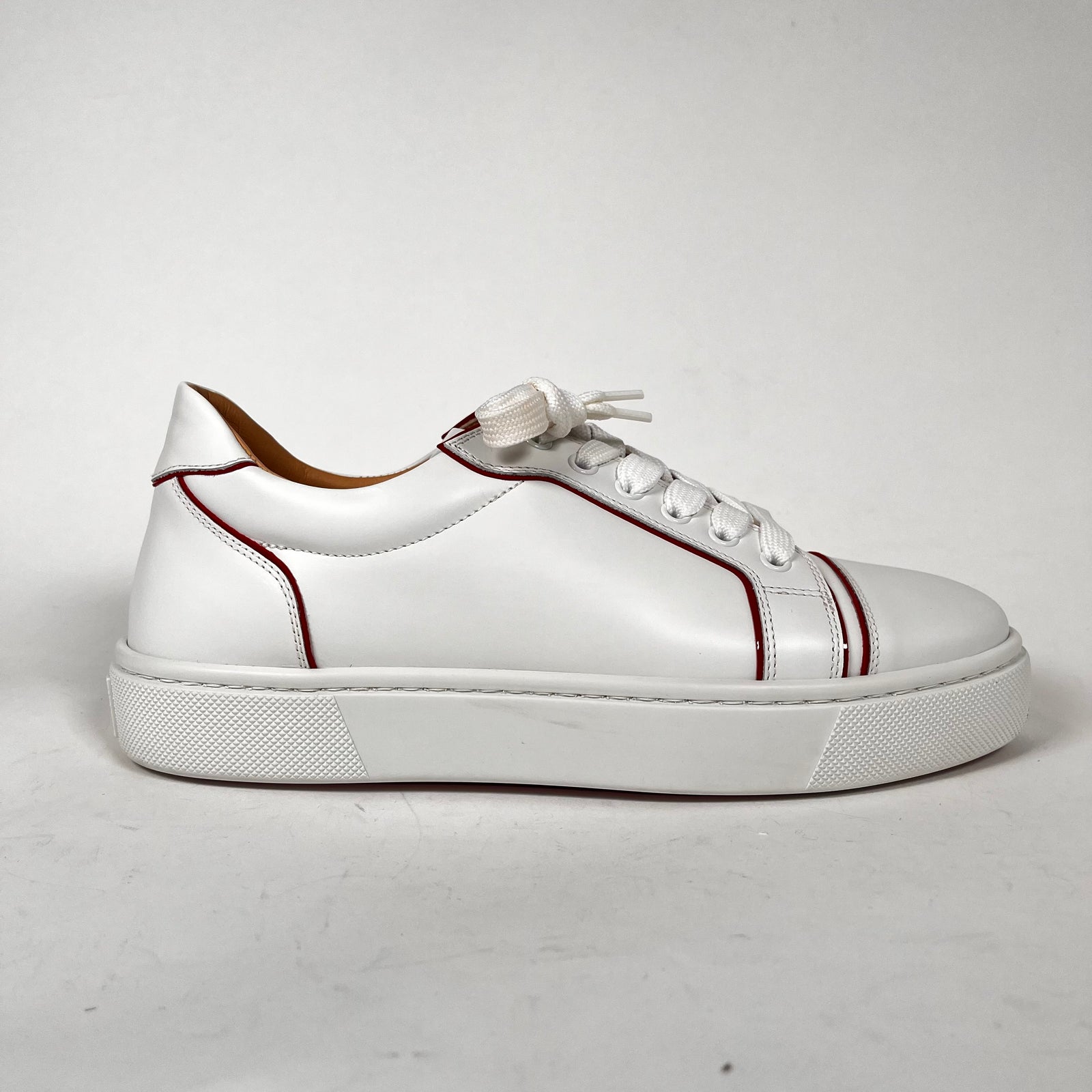 Christian Louboutin White Low Top Sneaker Size 40