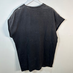 Satoshi Nakamoto Luke Distressed Black Logo T-Shirt Size 2XL