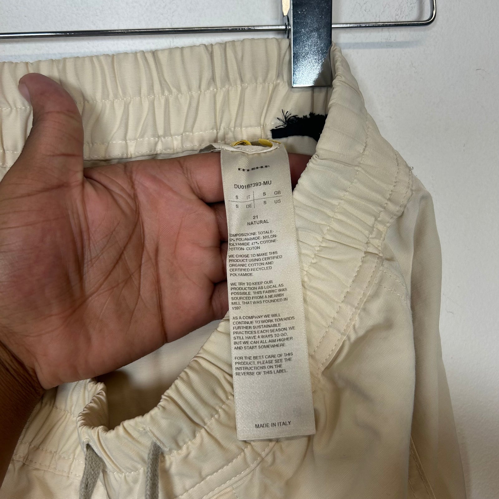 Rick Owens Drkshdw Beige Pusher Pants Size S