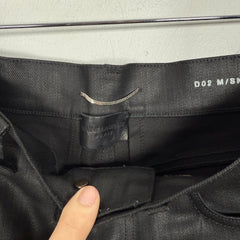 Saint Laurent Jeans Black Waxed D02 Size 27