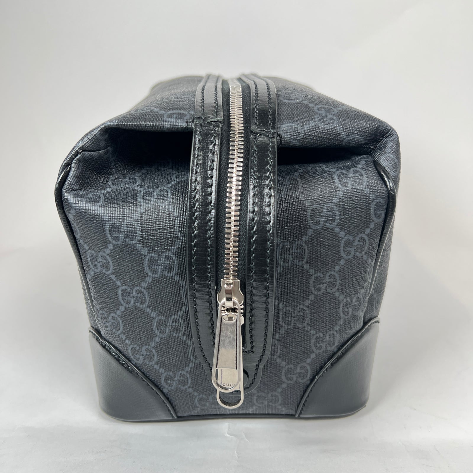 Gucci Black GG Supreme Large Toiletry Bag