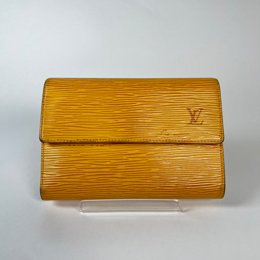 Louis Vuitton Yellow Epi Leather Bi-Fold