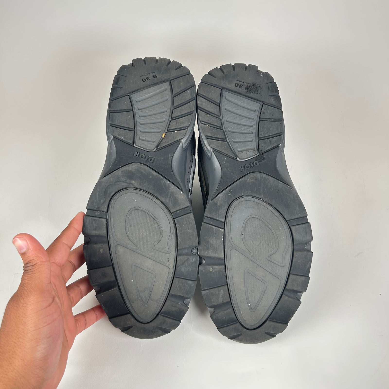 Dior B30 Anthracite Grey Sneaker Size 44