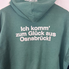 Vetements Green German Tourist Hoodie Size S