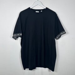 Burberry Sleeve Band Black T-Shirt Size M