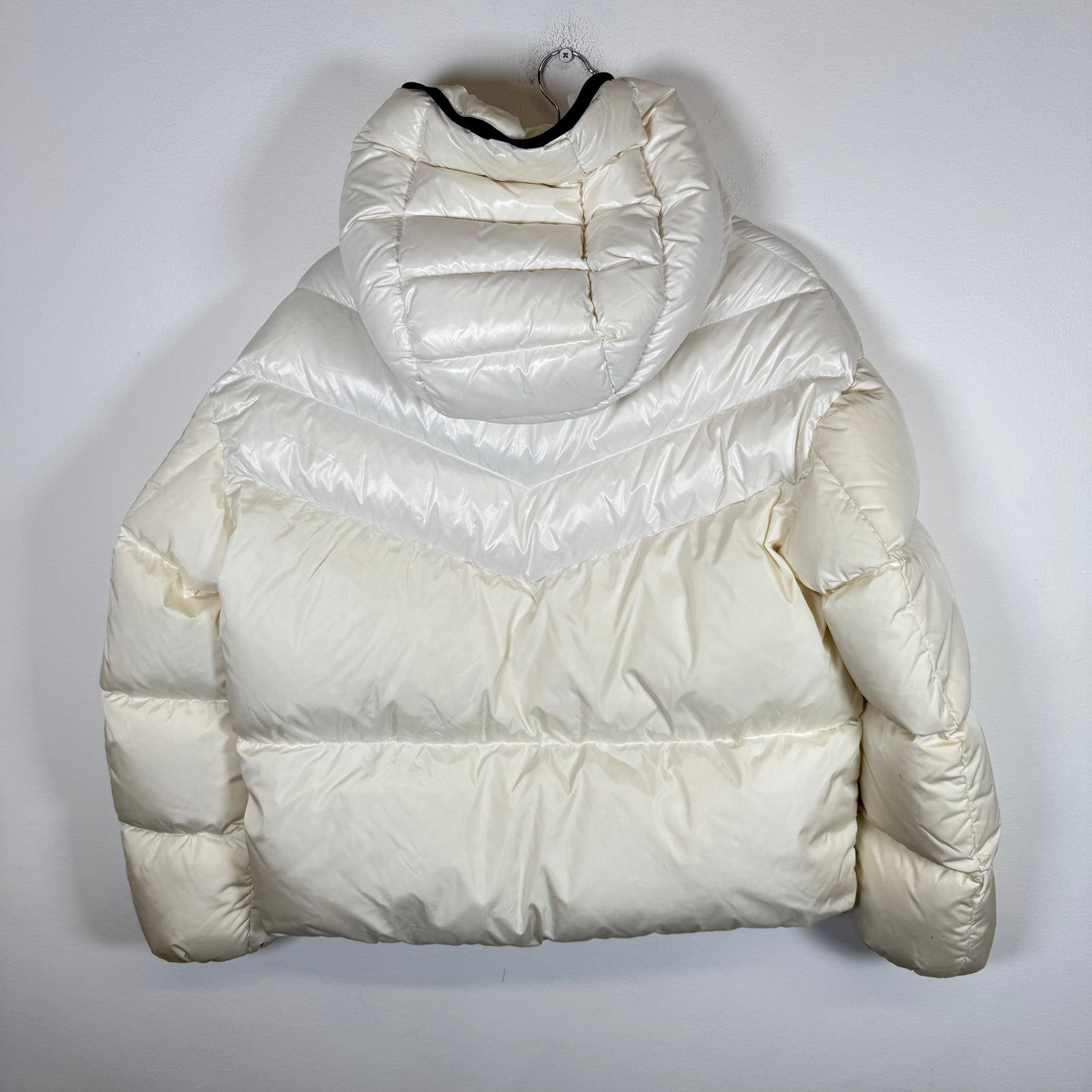 Moncler White Guenioc Giubbotto Jacket Size 3