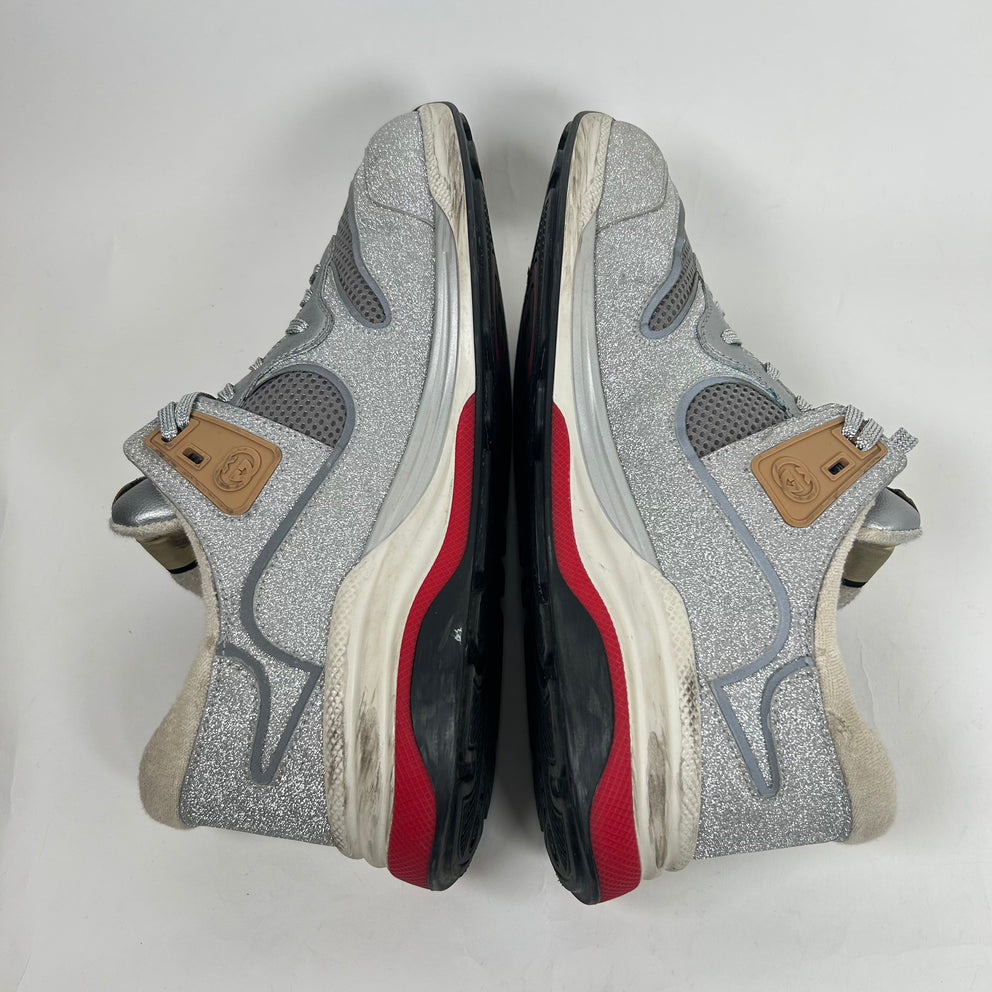Gucci Silver Ultrapace Sneaker Size GG 9