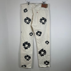 Denim Tears White Jeans Size 38x34